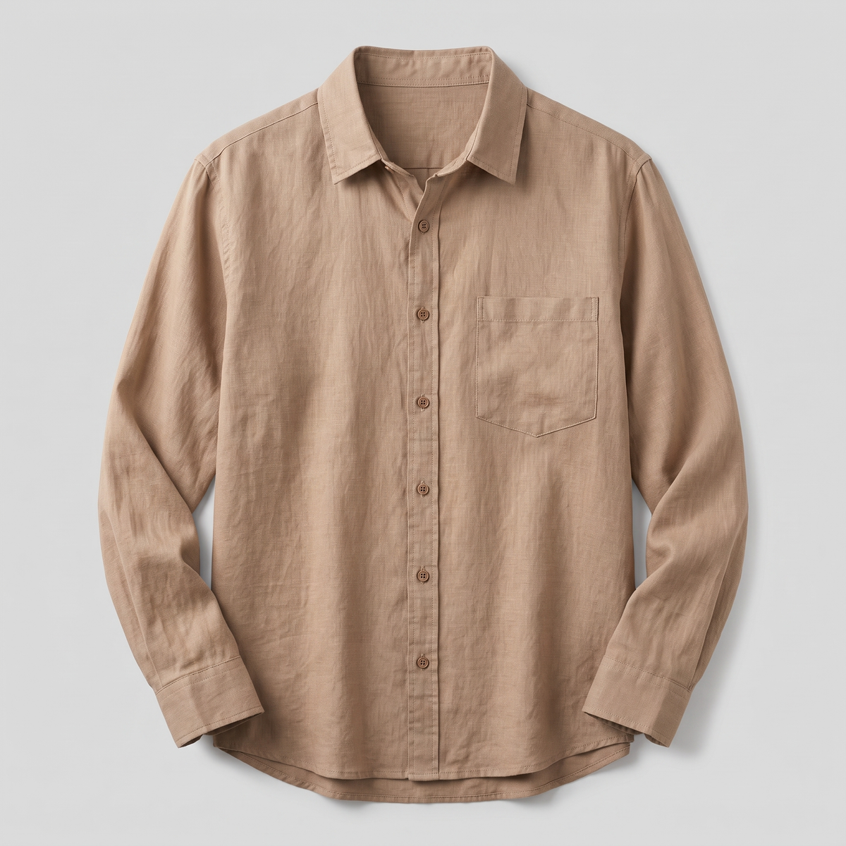 Mariner Linen Shirt - Camel