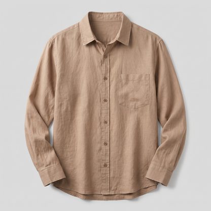 Mariner Linen Shirt - Camel