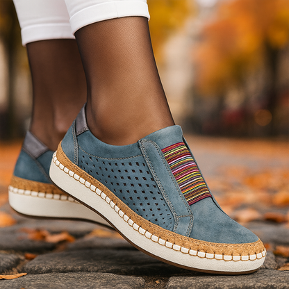 Marisa Comfort Trainers - Light Blue