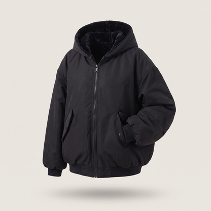 Marivon Dual-Wear Jacket - Midnight black