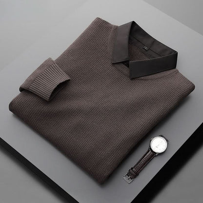 Marlow Collar Sweater - Brown