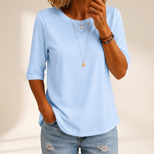 Marlowe Everyday Comfort Top - Blue
