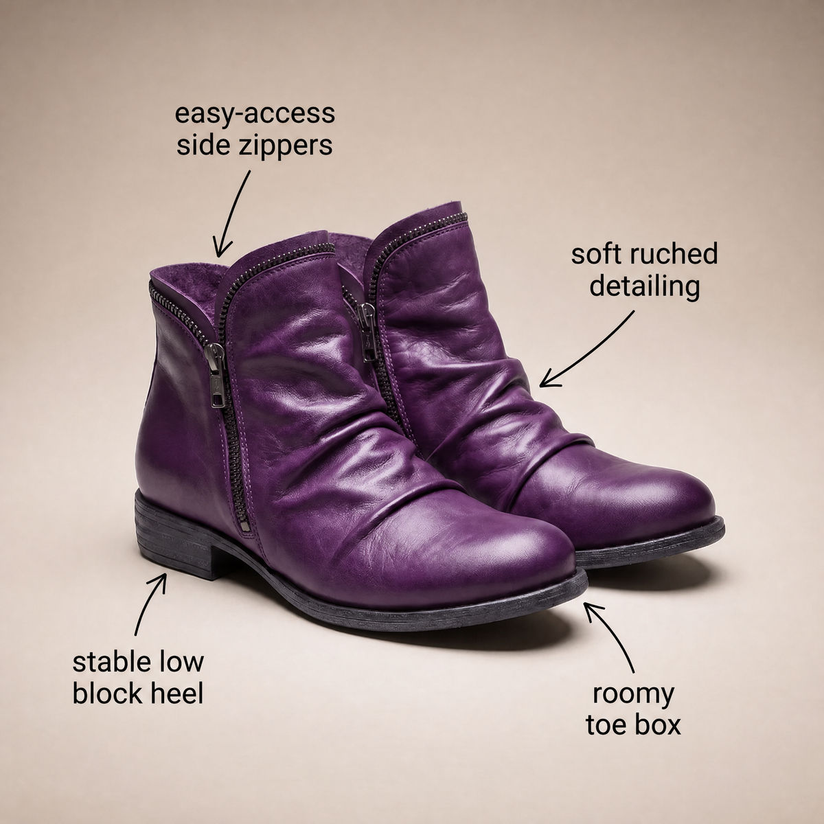 Marlowe Leather-Look Chelsea Boots