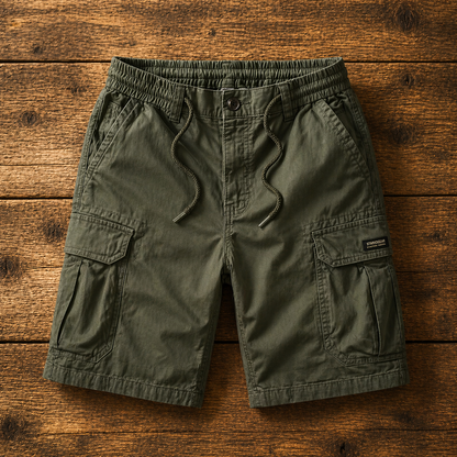 Marlowe Tailored Fit Shorts - Army Green