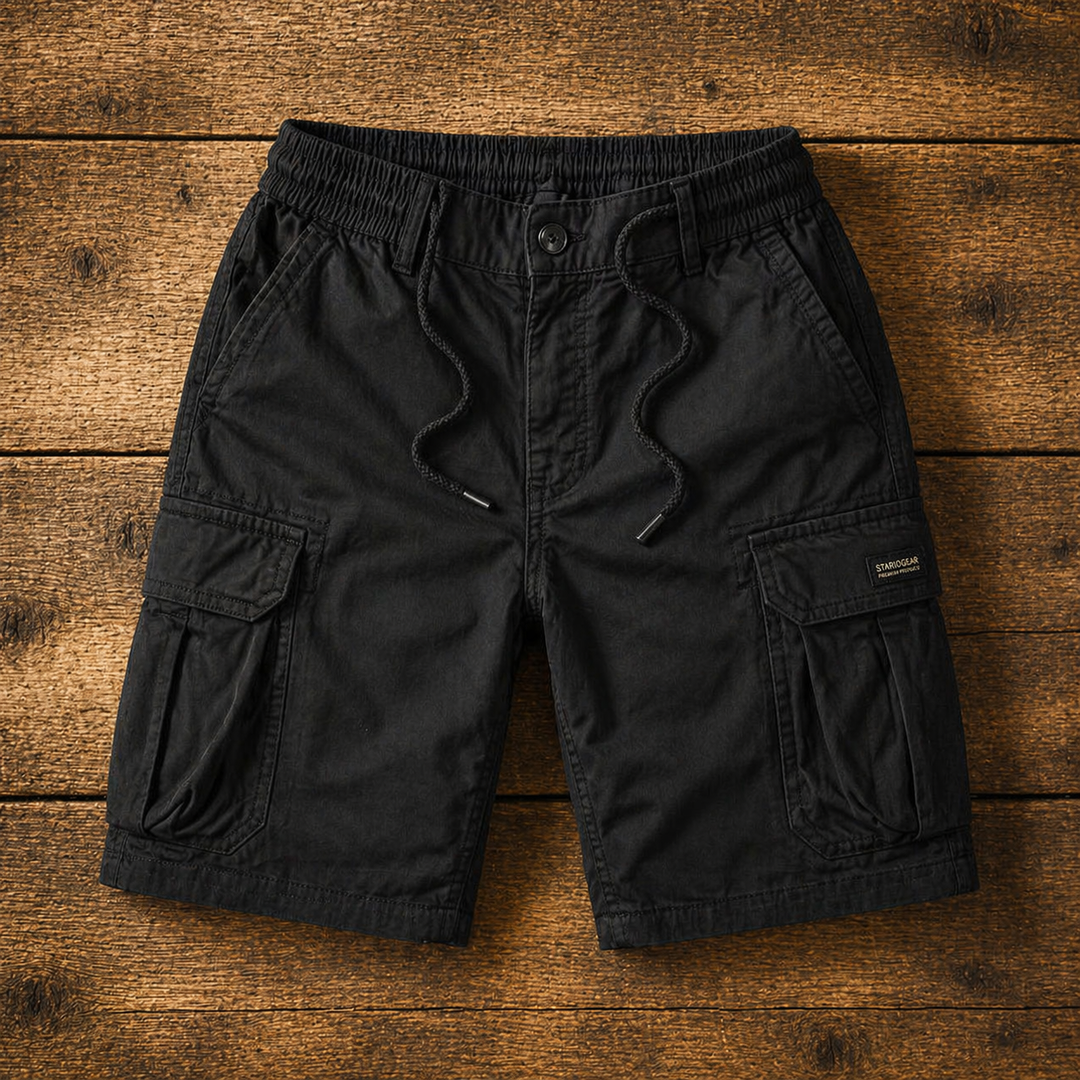 Marlowe Tailored Fit Shorts - Black