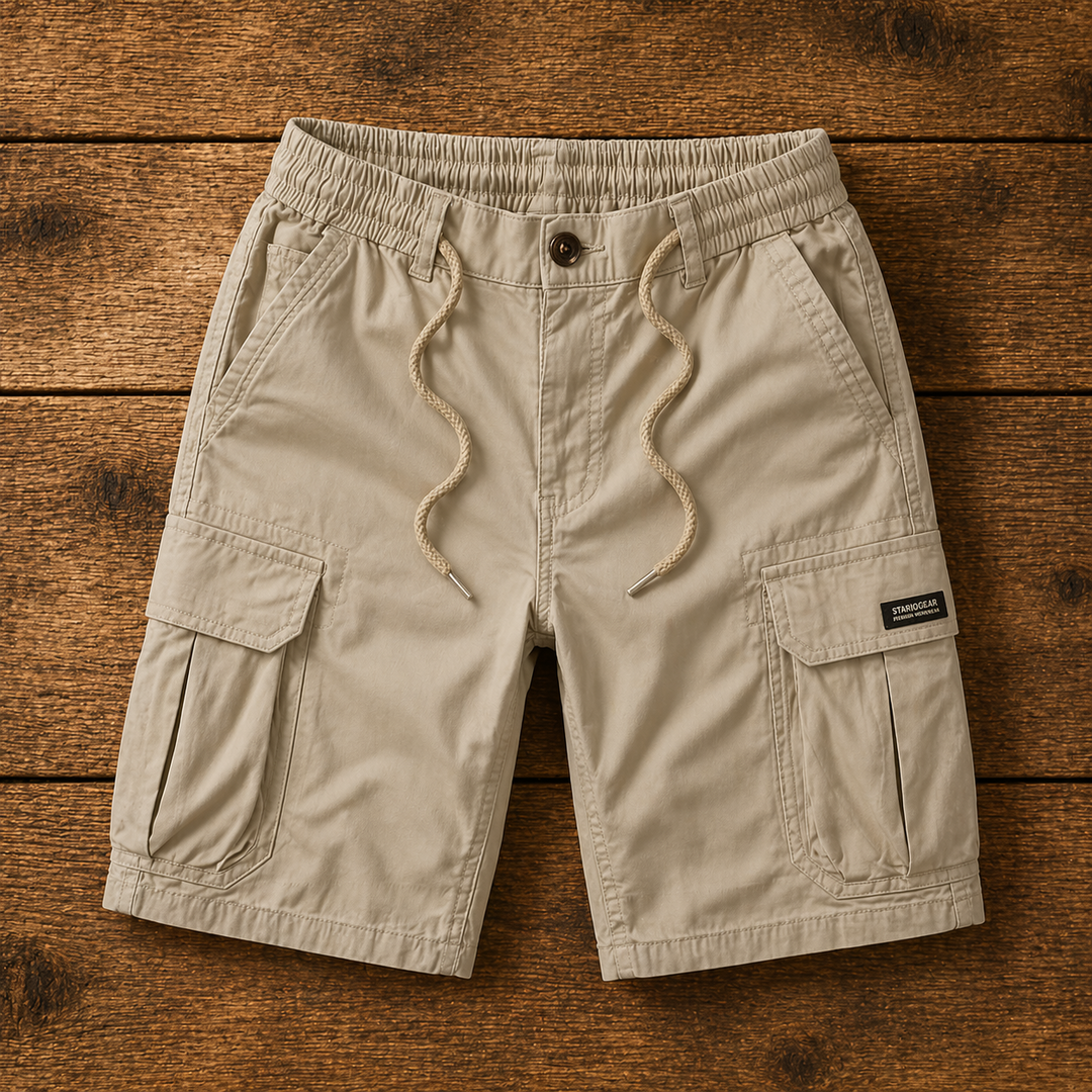 Marlowe Tailored Fit Shorts - Khaki