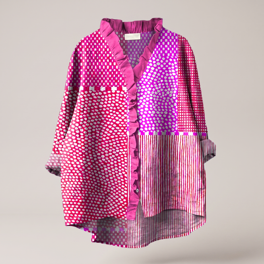 Matilda Soft Blouse - Pink Rose