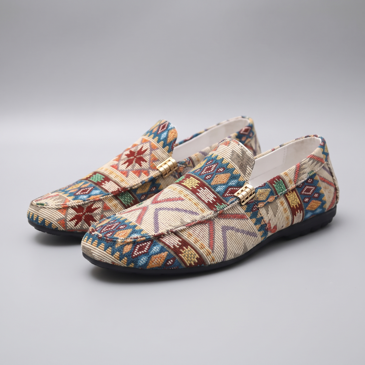 Matteo Classic Comfort Loafers - Beige
