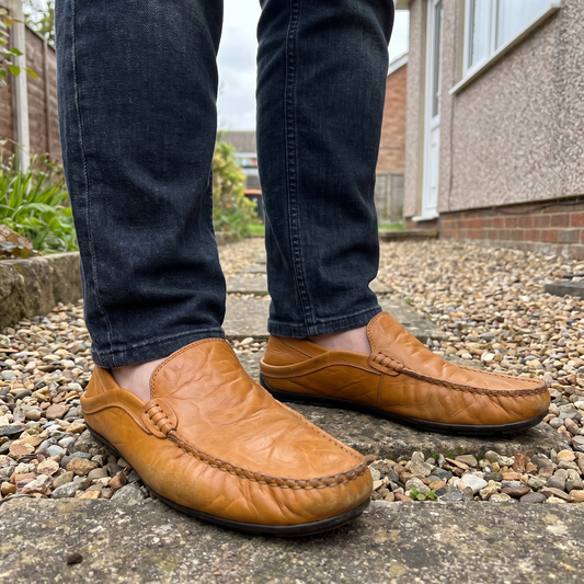 Matteo Classic Leather-Look Moccasins