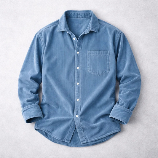 Max Corduroy Shirt - Blue