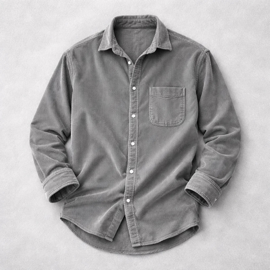 Max Corduroy Shirt - Grey