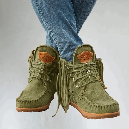 Maya Comfort Boots - Green