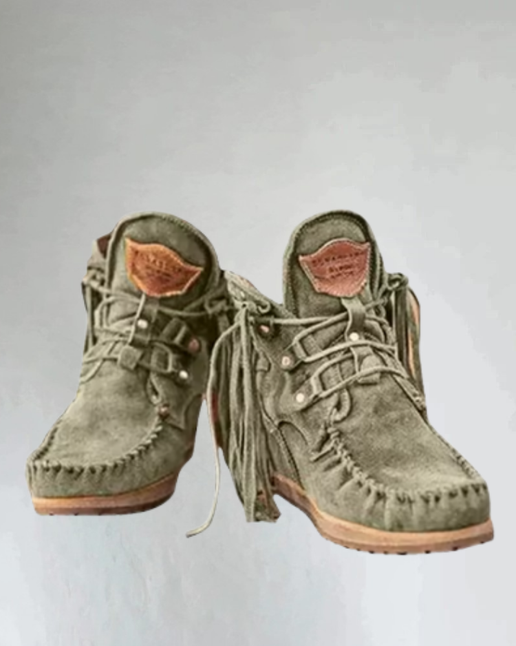 Maya Comfort Boots - Light Green