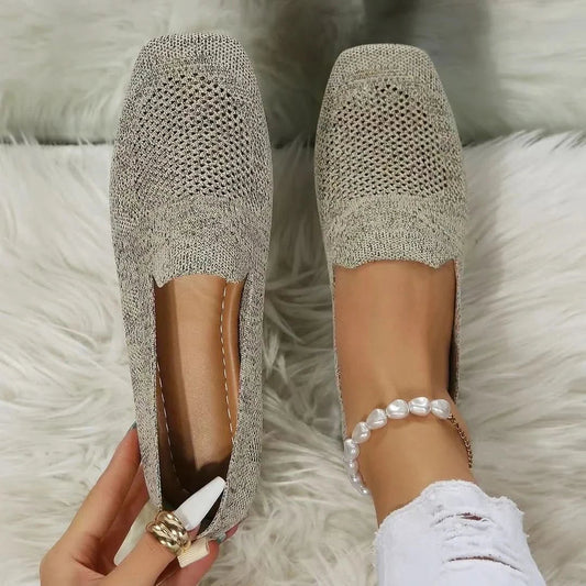 Maya Comfort Fit Shoes - Beige