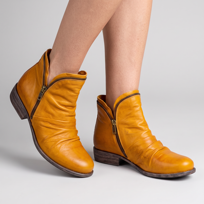 Melinda Leather-Look Boots