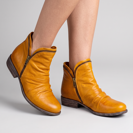 Melinda Leather-Look Boots