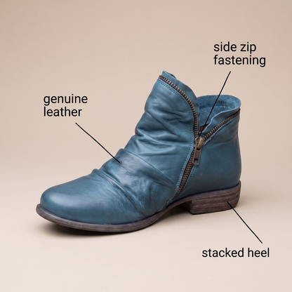 Melinda Leather-Look Boots