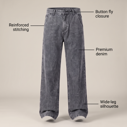 Men's Flare Boot Cut Jeans