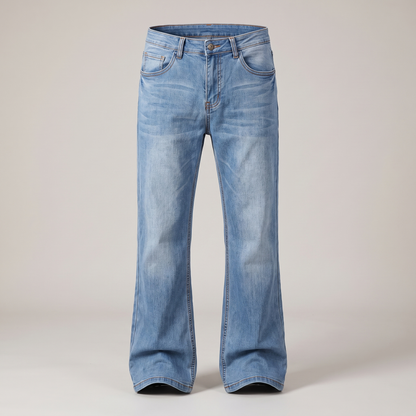 Men's Flare Boot Cut Jeans - Classic Blue