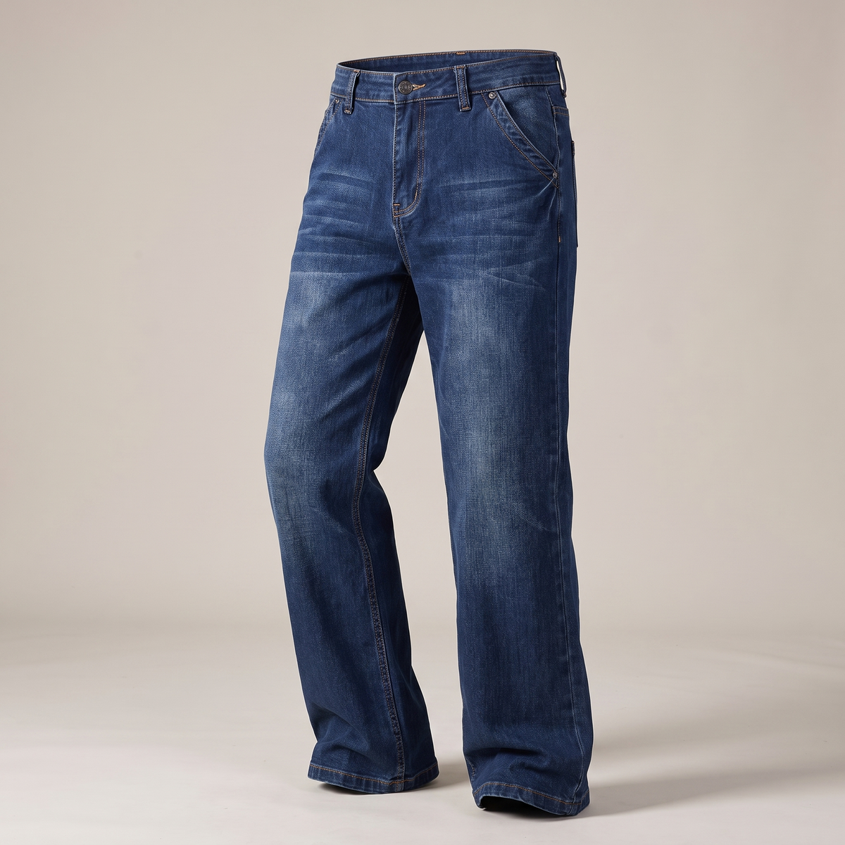 Men's Flare Boot Cut Jeans - Navy Blue