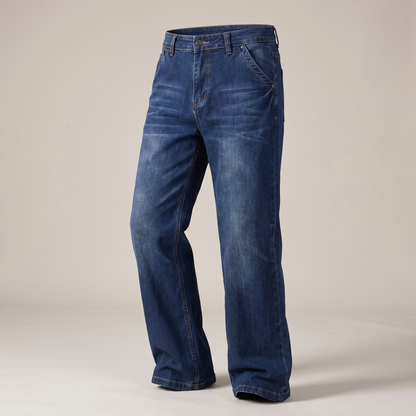 Men's Flare Boot Cut Jeans - Navy Blue
