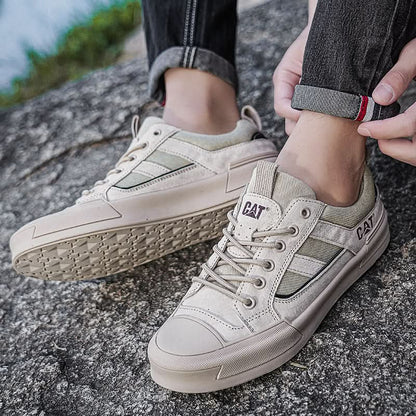 Metrostride Leather-Look Trainers