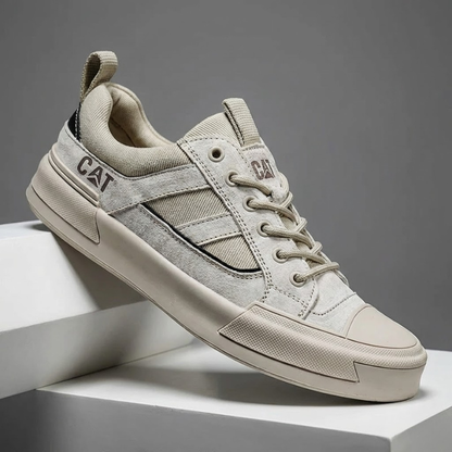 Metrostride Leather-Look Trainers