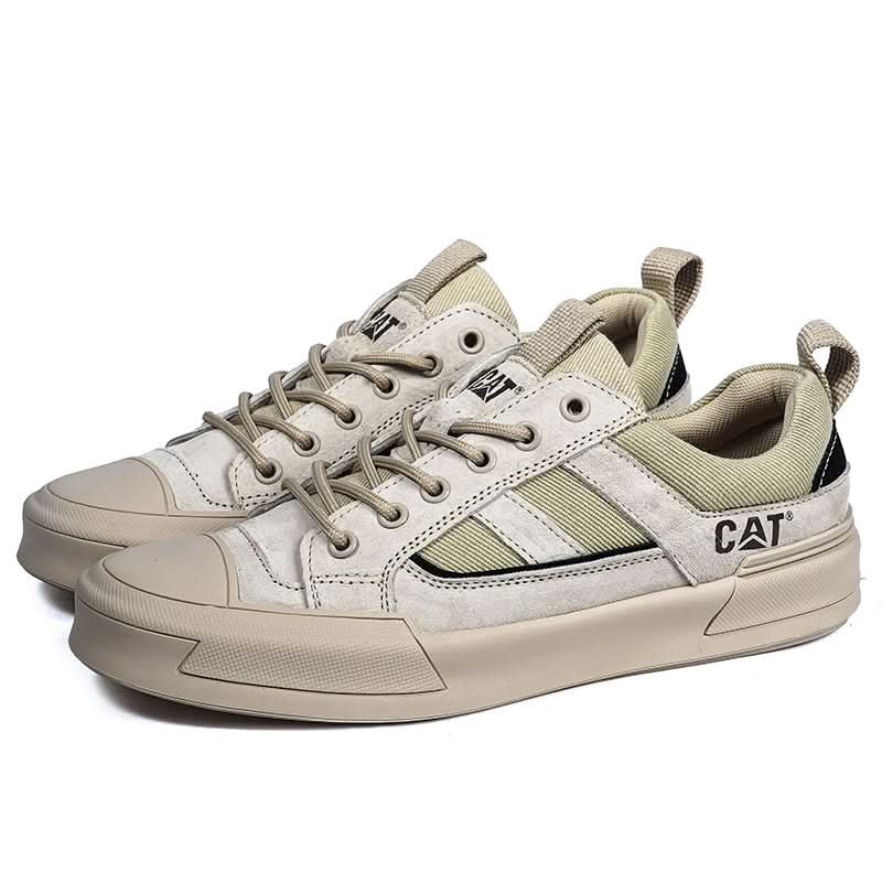 Metrostride Leather-Look Trainers - White