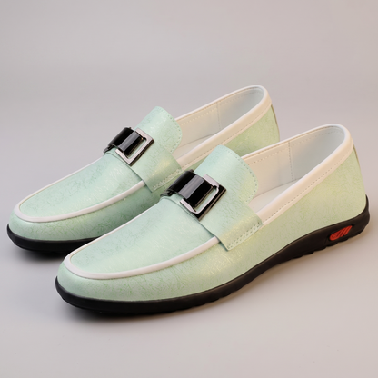 Midhurst Buckle Slip-On Shoes - Sea Foam