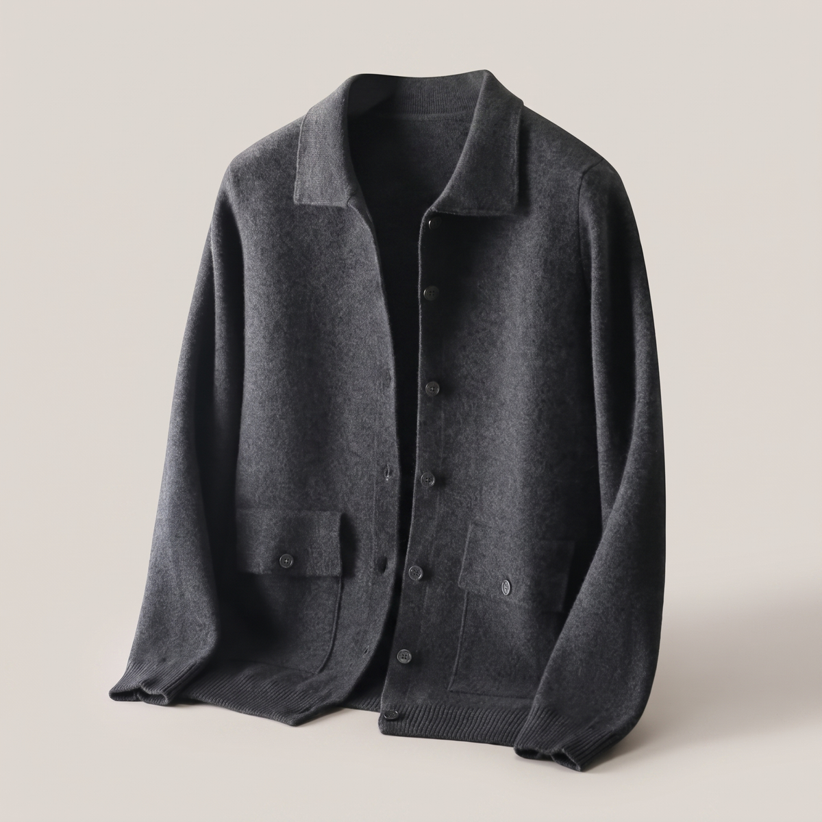 Milano Cardigan - Charcoal Grey
