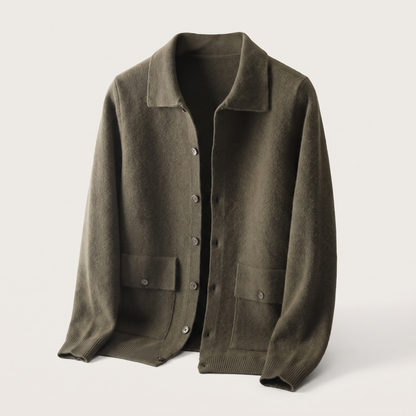 Milano Cardigan - Olive Green