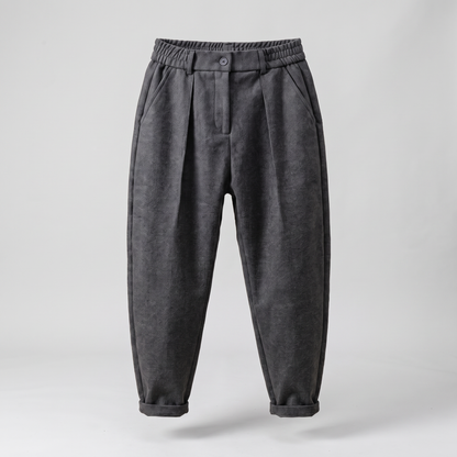 Modern Tailored Jogger Trousers - Dark Grey