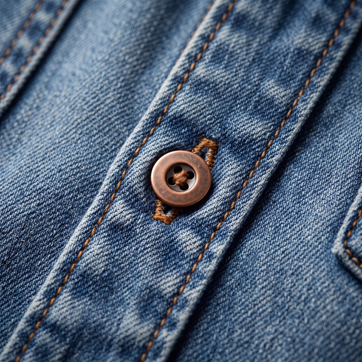 Modern Utility Denim Shirt