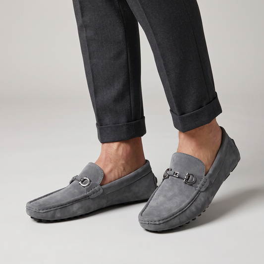 Monaco Suede-Look Loafers
