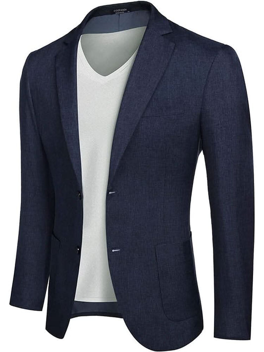 Montgomery Tailored Blazer - Navy Blue