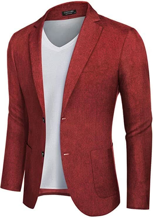 Montgomery Tailored Blazer - Wine Red