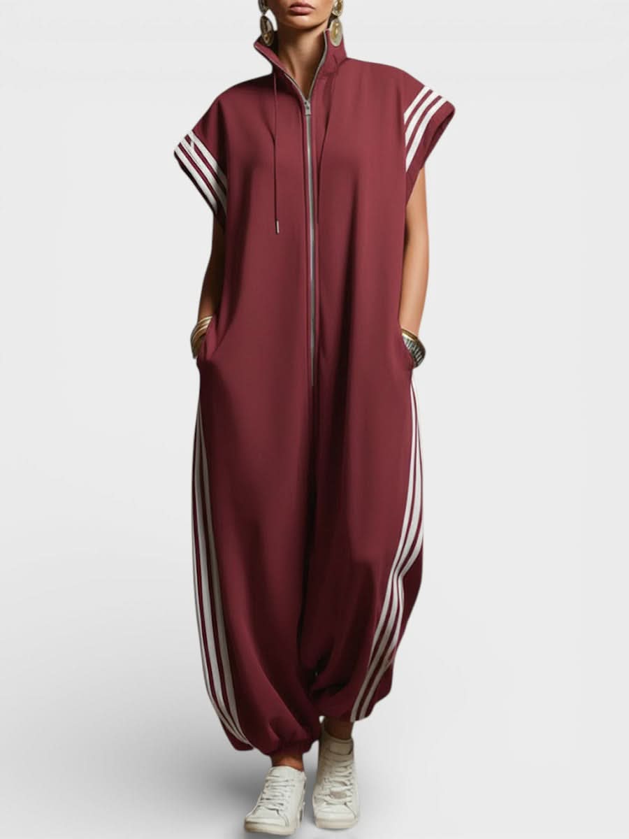 Muriel Soft Lightweight Dress - Burgundy