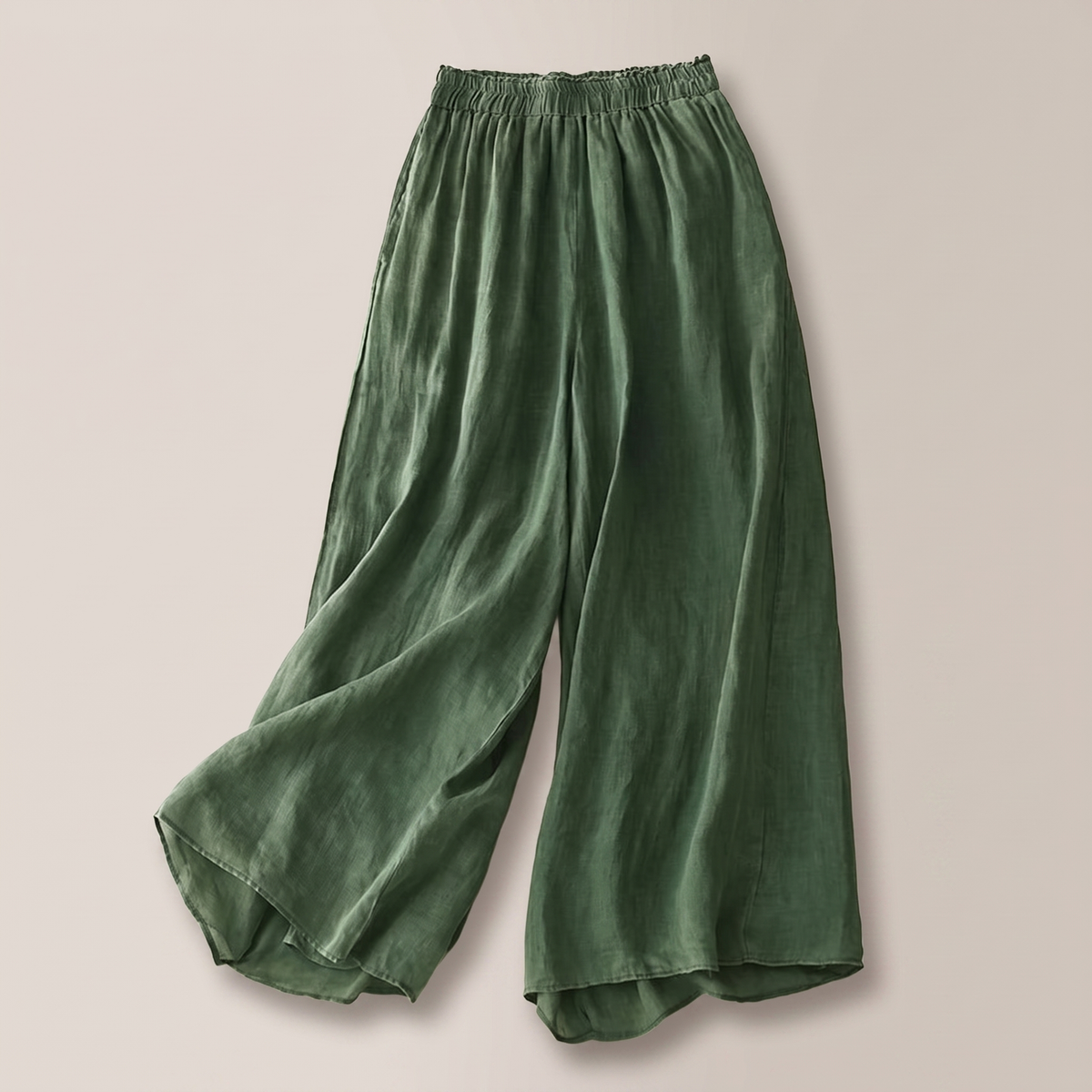 Nicolé Linen Pants - Green