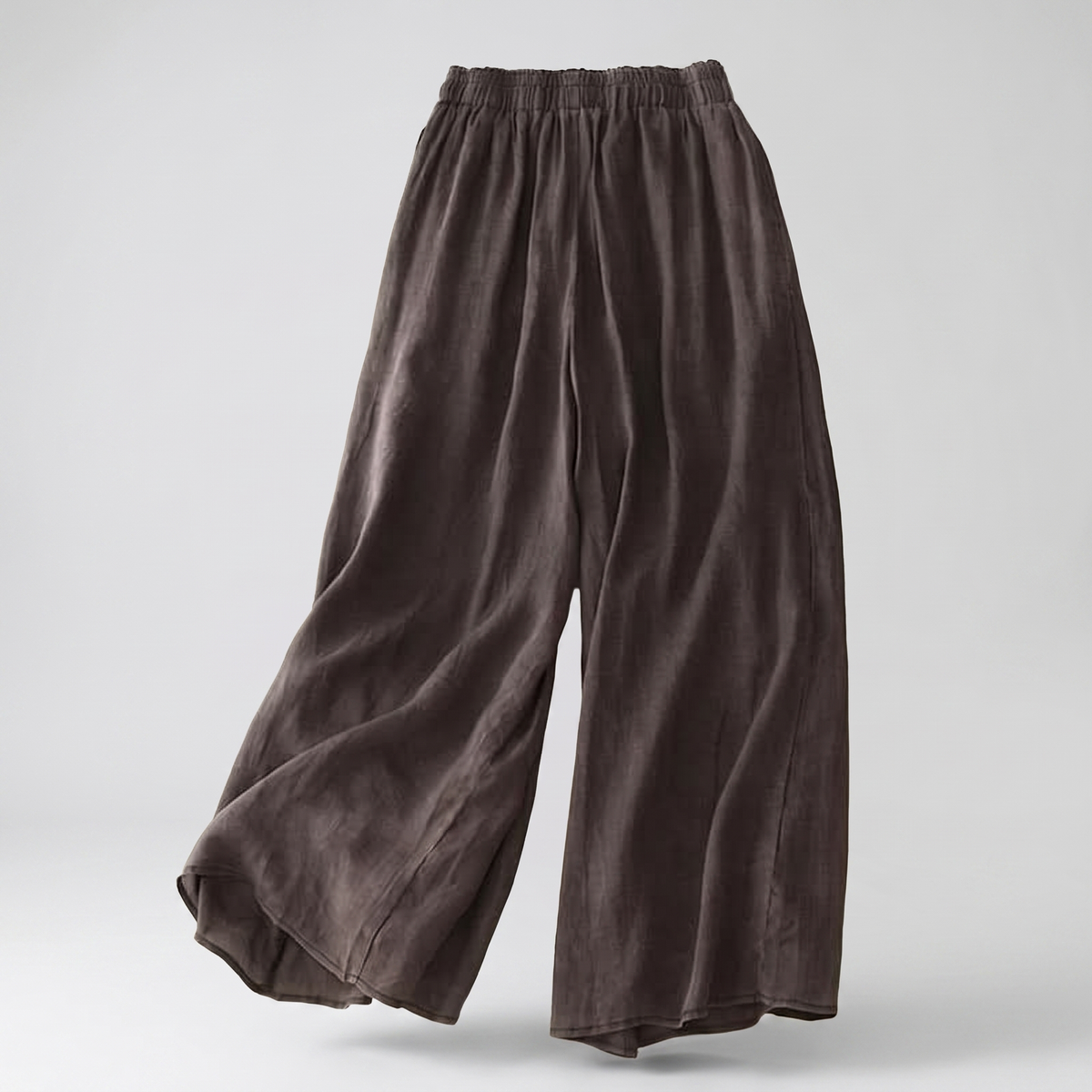 Nicolé Linen Pants - Grey