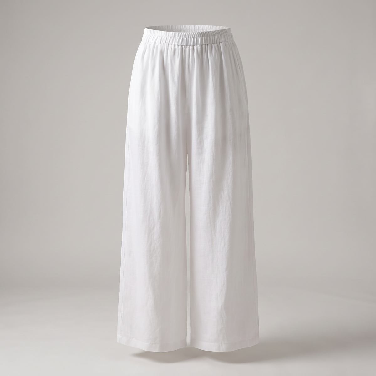 Nicolé Linen Pants - White