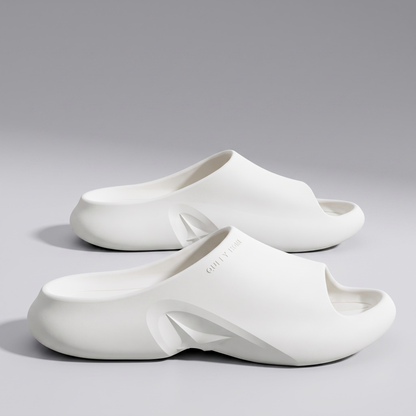 Niko Foam Slides - White