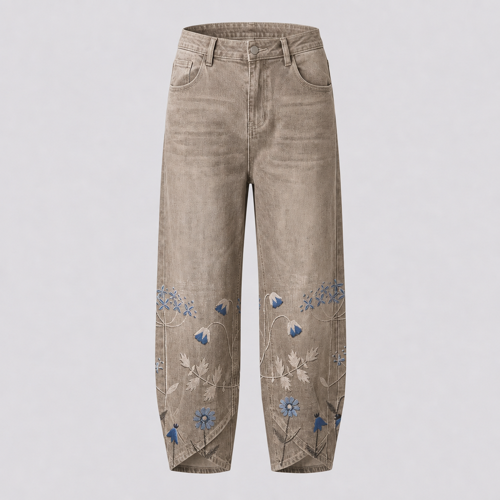 Norabelle Classic Linen Pants - Khaki