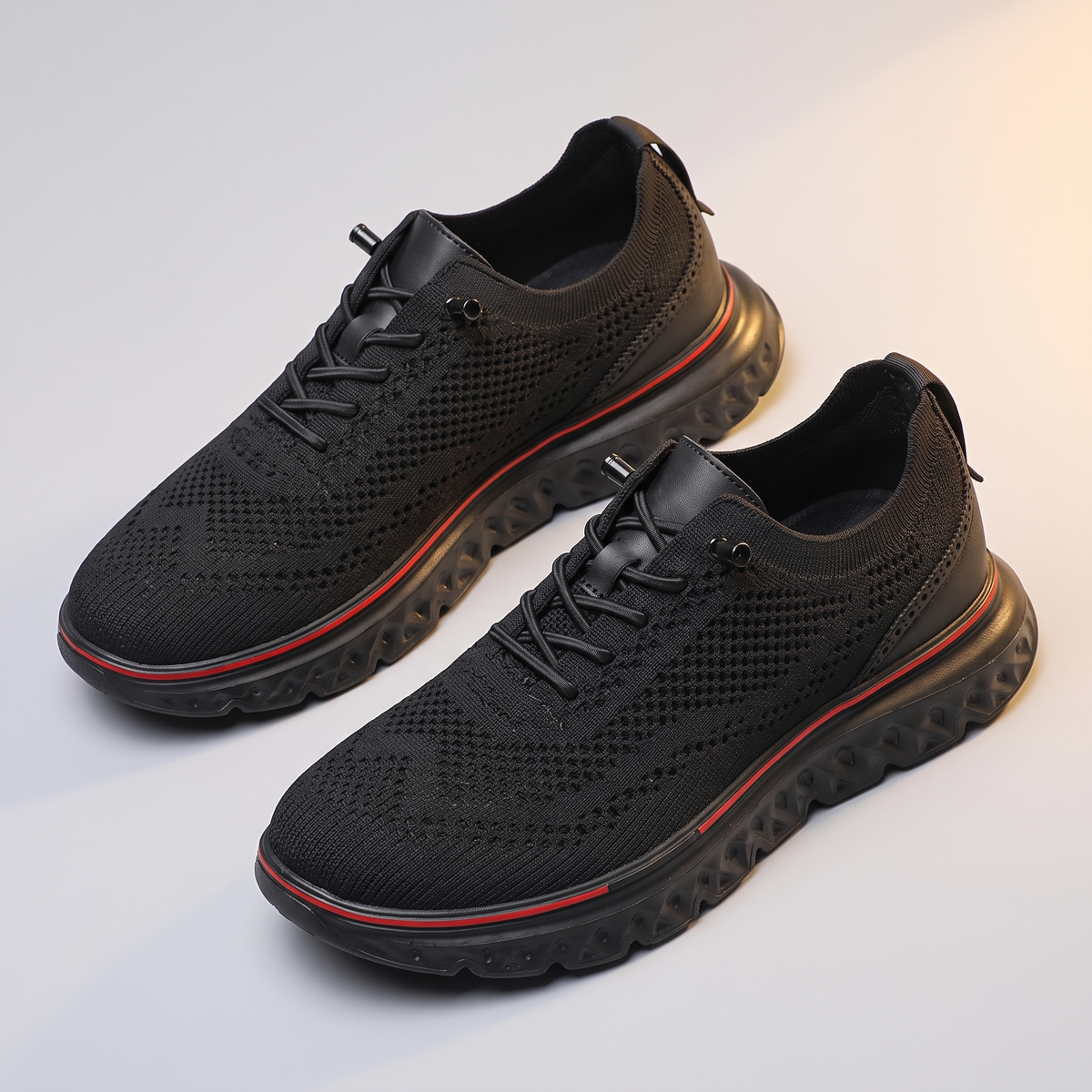Norbury Cushioned Walking Shoes - Black
