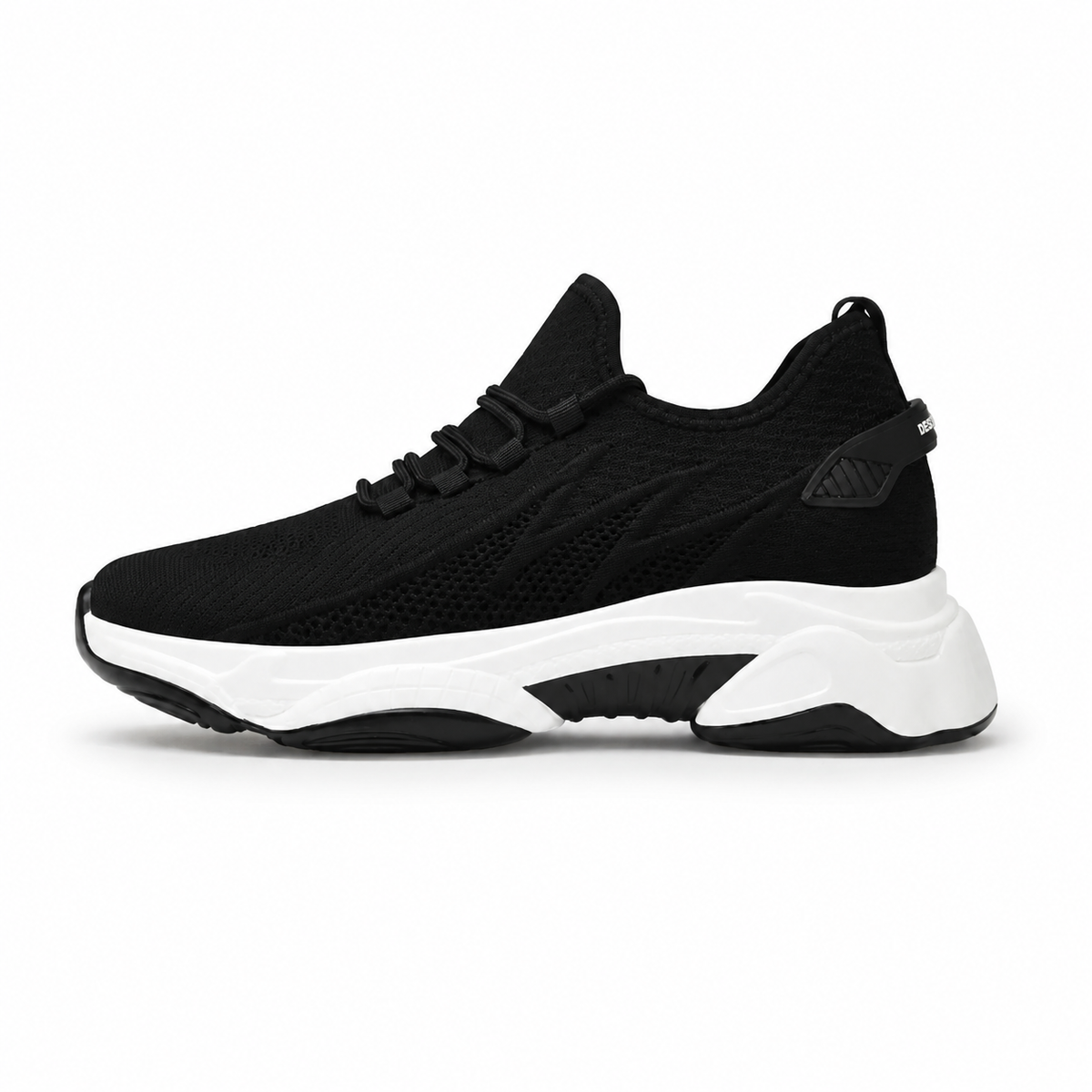 Norchester Flex-Knit Trainers - Black/White
