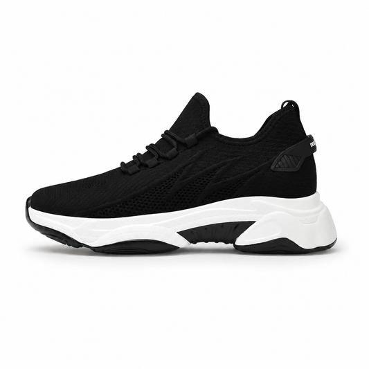 Norchester Flex-Knit Trainers - Black/White