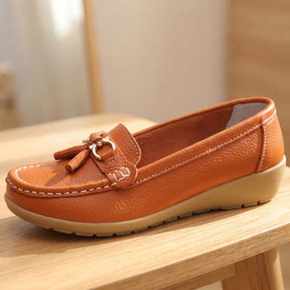 Norleigh Comfort Slip-On Shoes - Orange
