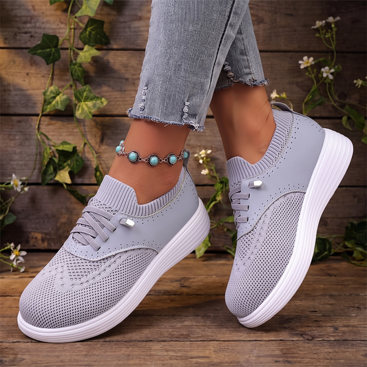 Norleigh No-Tie Comfort Shoes - Grey