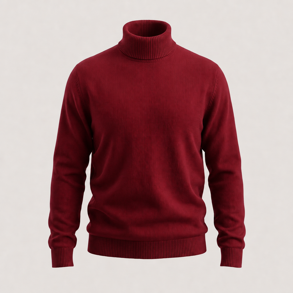 Northpeak Turtleneck - Red