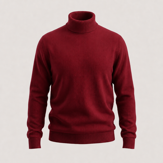 Northpeak Turtleneck - Red