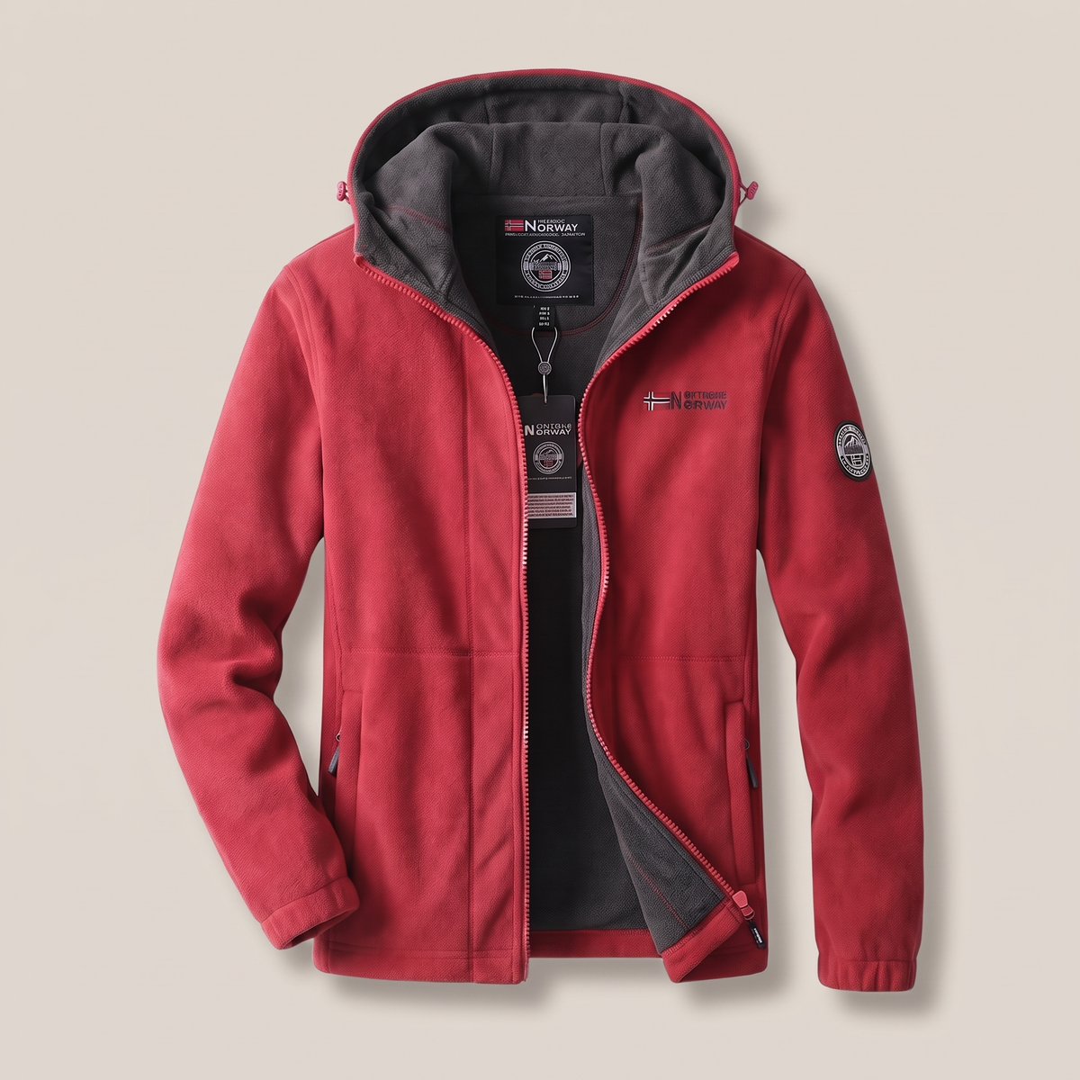 Northwick Cold-Weather Fleece Jacket - Red